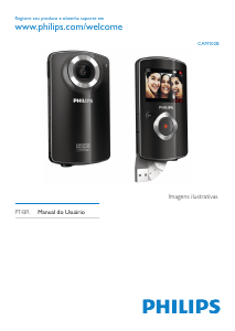 Manual Philips CAM102PK Câmara de vídeo