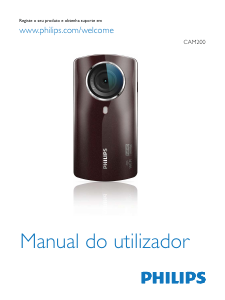 Manual Philips CAM200BL Câmara de vídeo