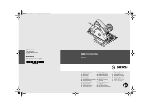 Руководство Bosch GKS 85 Циркулярная пила
