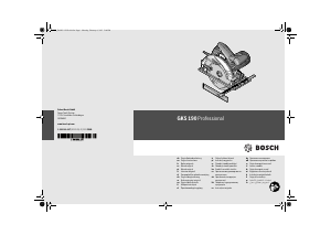 Руководство Bosch GKS 190 Циркулярная пила