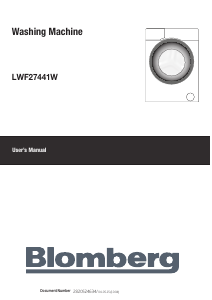 Handleiding Blomberg LWF 27441 W Wasmachine