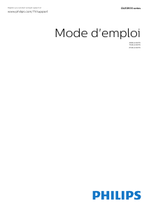 Mode d’emploi Philips 48OLED935 Téléviseur OLED