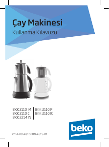 Kullanım kılavuzu BEKO BKK 2110 C Çay makinesi