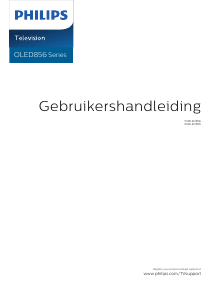 Handleiding Philips 55OLED856 OLED televisie