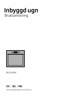 Прирачник BEKO BIC 21000 W Рерна