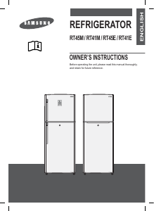 Manual Samsung RT451MASW Fridge-Freezer