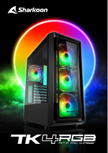 Mode d’emploi Sharkoon TK4 RGB Boîtier PC
