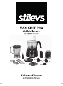 Handleiding Stilevs Maxi Chef Pro Keukenmachine