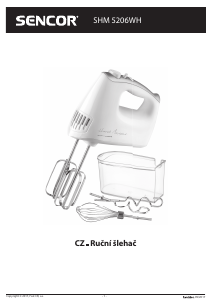 Manuál Sencor SHM 5206WH Ruční mixér