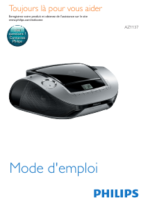 Mode d’emploi Philips AZ1137 Lecteur CD