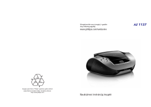 Vadovas Philips AZ1137 CD leistuvas