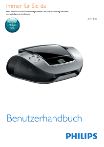 Bedienungsanleitung Philips AZ1137 CD-player