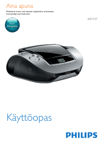 Käyttöohje Philips AZ1137 CD-soitin