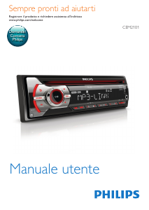 Manuale Philips CE135BT Autoradio