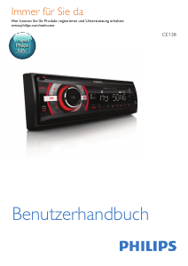 Bedienungsanleitung Philips CE138 Autoradio