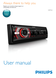 Manual Philips CE152 Car Radio