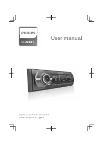 Manual Philips CE235BT Car Radio