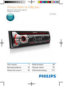 Manuale Philips CEM2090 Autoradio