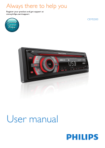 Manual Philips CEM2200 Car Radio