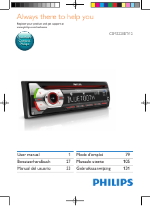 Manuale Philips CEM2220BT Autoradio