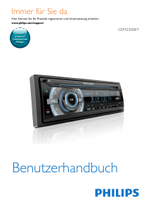 Bedienungsanleitung Philips CEM2300BT Autoradio