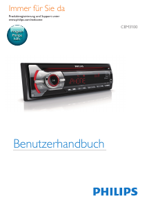 Bedienungsanleitung Philips CEM3100 Autoradio