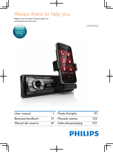 Manual de uso Philips CMD305A Radio para coche