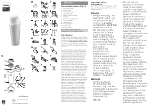 Manual de uso Philips BSC111 Cepillo de limpieza facial