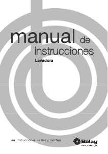 Manual de uso Balay 3TS988B Lavadora