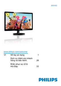 Hướng dẫn sử dụng Philips 200V4 Màn hình LCD