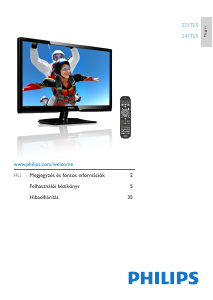 Használati útmutató Philips 221TE5 LCD-monitor