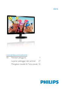 Panduan Philips 226V4L Monitor LCD