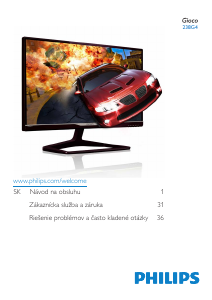 Návod Philips 238G4 LCD monitor