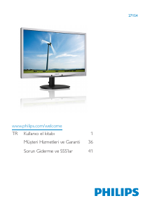 Kullanım kılavuzu Philips 271S4 LCD ekran