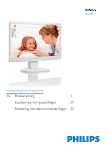 Bruksanvisning Philips C221S3UCW LCD skärm