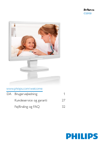 Brugsanvisning Philips C221S3UCW LCD-skærm