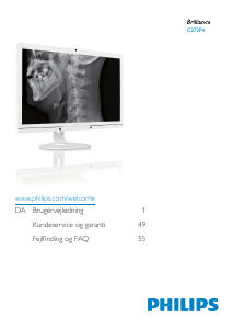 Brugsanvisning Philips C272P4QPKEW LCD-skærm