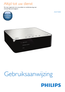 Handleiding Philips AW1000 Fidelio Mediaspeler