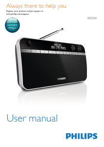 Manual Philips AE5252 Radio