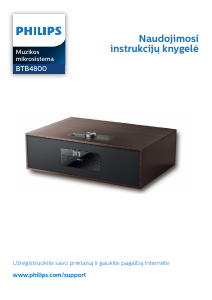 Vadovas Philips BTB4800 Radijo imtuvas