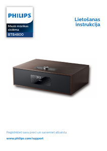 Rokasgrāmata Philips BTB4800 Radioaparāts
