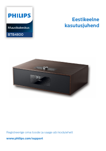 Kasutusjuhend Philips BTB4800 Raadio