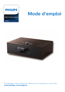 Mode d’emploi Philips BTB4800 Radio