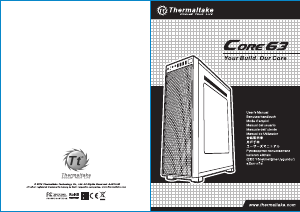 Mode d’emploi Thermaltake Core G3 Boîtier PC