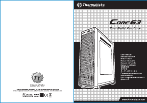 Bedienungsanleitung Thermaltake Core G3 PC-Gehäuse