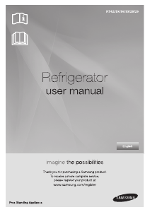 Handleiding Samsung RT29HAJSARY Koel-vries combinatie