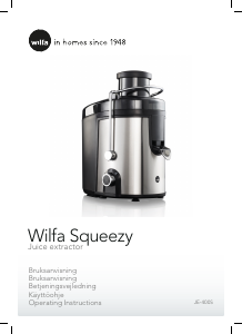 Brugsanvisning Wilfa JE-400S Squeezy Saftpresser