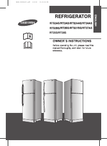 Manual Samsung RT2ASHIS Fridge-Freezer