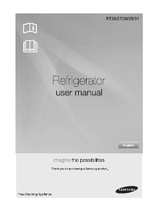 Handleiding Samsung RT2934SNBRY Koel-vries combinatie
