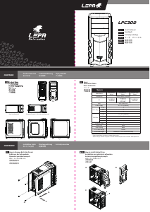 Bedienungsanleitung LEPA LPC309 PC-Gehäuse